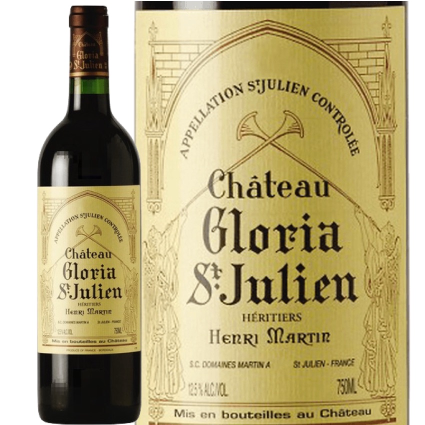 シャトー・グロリア [1990]　Chateau Gloria　AOC Saint-Julien　フランス ボルドー オー・メドック A.O.C.サン ジュリアン 赤 750ml