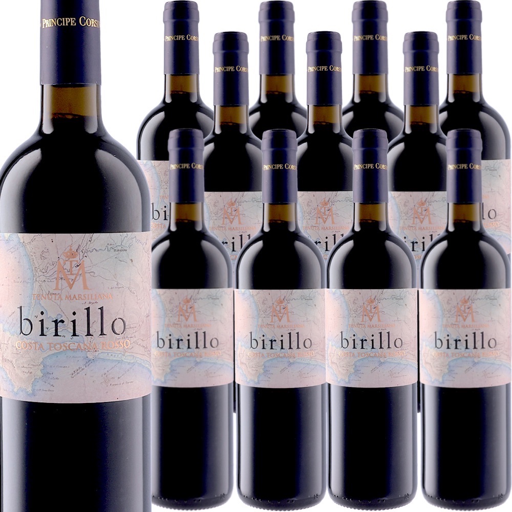 [12本セット] ビリッロ (マルシリアーナ) / Birillo (Tenuta Marsiliana) / イタリア / トスカーナ州 / マレンマ / トスカーナIGT / 赤ワイン / フルボディ / 750ml｜Donguriano　Wine