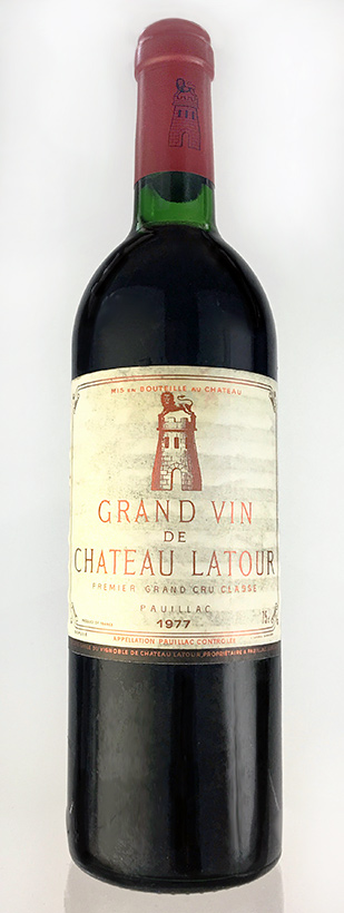 シャトー・ラトゥール [1977] メドック格付第一級・AOCポイヤック  Chateau Latour [1977] Grand Cru Classes Premiers Cru du Medoc AOC Pauillac 【赤 ワイン】【フランス】【ボルドー】