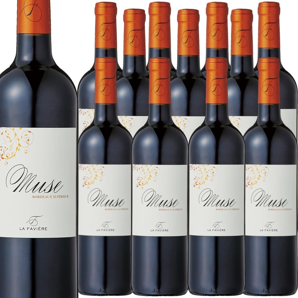 [12本セット] ミューズ・ド・ラ・ファヴィエール　Muse de La Faviere AOCBordeaux Superieur　フランス AOCボルドー スペリュール 赤 750ml 14,413円