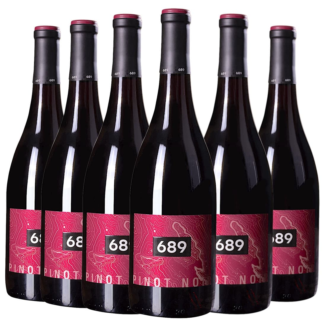 [6本セット] シックス・エイト・ナイン ピノ・ノワール (シックス・エイト・ナイン・セラーズ) / Six Eight Nine Pinot Noir (689 Cellars) / アメリカ / カリフォルニア / ノース・コースト / 赤ワイン / ミディアムボディ / 750ml｜Donguriano　Wine