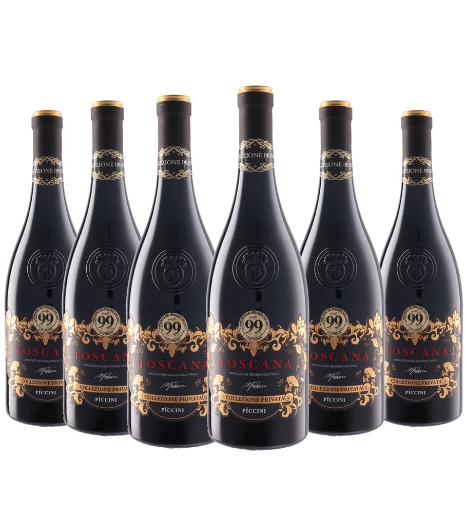 [6本セット] コッレツィオーネ・プリヴァータ・ロッソ・トスカーナ (ピッチーニ 1882) / Collezione Privata Rosso Toscana I.G.T. (Piccini 1882) / イタリア / トスカーナIGT / 赤ワイン / フルボディ / 750ml
