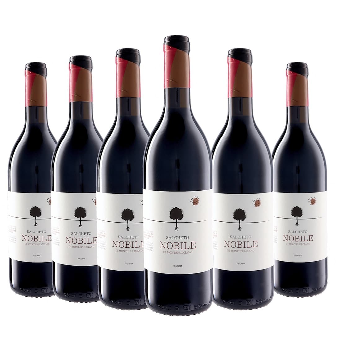 [6本セット] ヴィーノ・ノービレ・ディ・モンテプルチアーノ (サルケート) / Vino Nobile di Montepulciano (Soc.Agr.Salcheto s.r.l) / イタリア / トスカーナ / モンテプルチアーノ / ヴィーノ・ノービレ・ディ・モンテプルチアーノDOCG / 赤ワイン / フルボディ / 750ml｜Donguriano　Wine