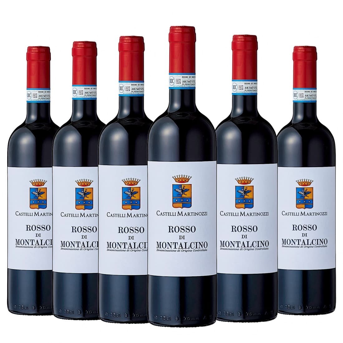[6本セット] ロッソ・ディ・モンタルチーノ [2024] (カステッリ・マルティノッツィ) / Rosso di Montalcino (Castelli Martinozzi) / イタリア / トスカーナ / モンタルチーノ / ロッソ・ディ・モンタルチーノDOC / 赤ワイン / フルボディ / 750ml｜Donguriano　Wine
