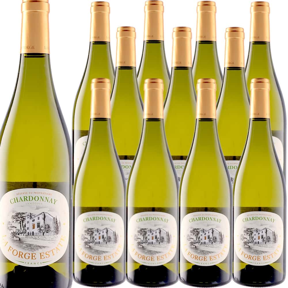 [12本セット] ラ・フォルジュ・エステイト・アンウッディド・シャルドネ (ドメーヌ・ポール・マス) / La Forge Estate UnWOoded Chardonnay (Domaines Paul Mas) / フランス / ラングドック＆ルーシヨン / GPペイ ドック 白 辛口 750ml｜Donguriano　Wine