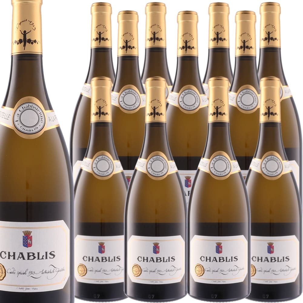 [12本セット] シャブリ・キュヴェ 1923 サントネール (ラ・シャブリジェンヌ) / Chablis Cuvee 1923 Centenaire (La Chablisienne) / フランス / ブルゴーニュ / AOCシャブリ / 白ワイン / 辛口 / 750ml