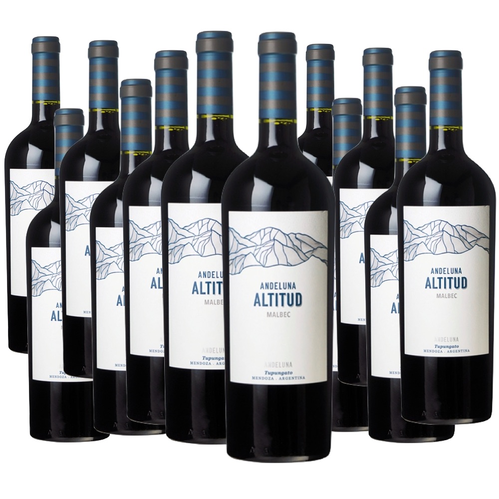 [12本セット] アンデルーナ・マルベック・アルティトゥ (アンデルーナ・セラーズ) / Andeluna Malbec Altitud (Andeluna Cellars) / アルゼンチン / メンドーサ / 赤ワイン / フルボディ / 750ml /【ヴィーガン(VEGAN) / 認証】