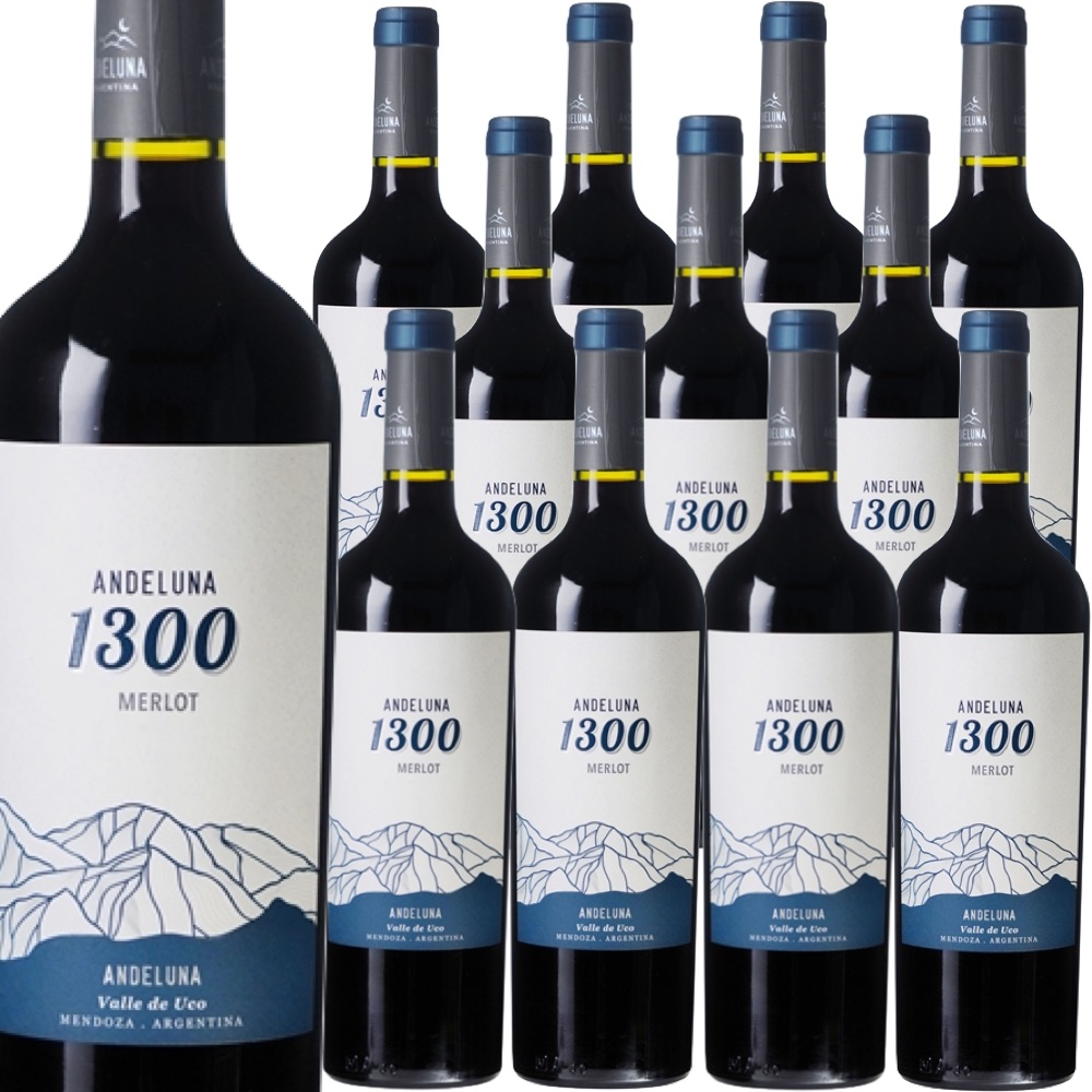 [12本セット] アンデルーナ・メルロ (アンデルーナ・セラーズ) / Andeluna Merlot (Andeluna Cellars) / アルゼンチン / メンドーサ / 赤ワイン / フルボディ / 750ml /【ヴィーガン(VEGAN) / 認証】｜Donguriano　Wine