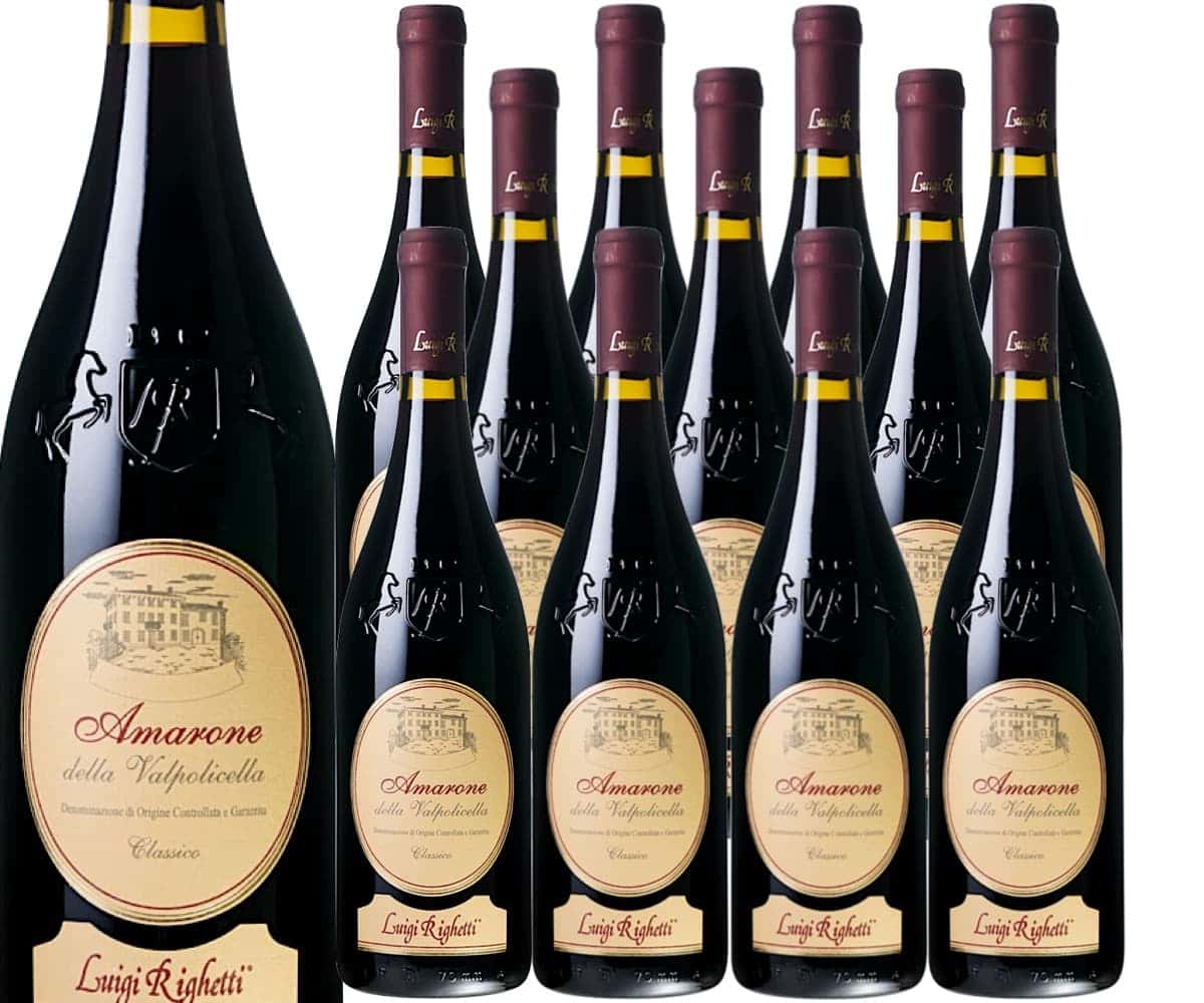 [12本セット] アマローネ・デッラ・ヴァルポリチェッラ・クラッシコ (ルイジ・リゲッティ) / Amarone della Valpolicella Classico (Luigi Righetti) / イタリア ヴェネト 赤 フルボディ 750ml