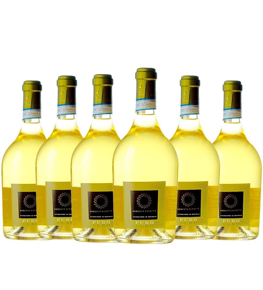 [6本セット] プーロ・ピエモンテ・シャルドネ (ロベルト・サロット) / Puro Piemonte Chardonnay (Roberto Sarotto) / イタリア / ピエモンテ / 白ワイン / 辛口 / 750ml