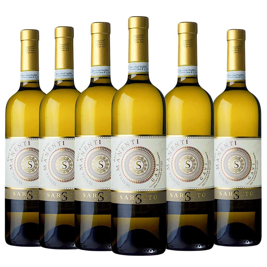 [6本セット] ガヴィ・デル・コムーネ・ディ・ガヴィ・ブリク・サッシ (ロベルト・サロット) / Gavi del Comune di Gavi Bric Sassi (Roberto Sarotto) / イタリア / ピエモンテ / 白ワイン / 辛口 / 750ml