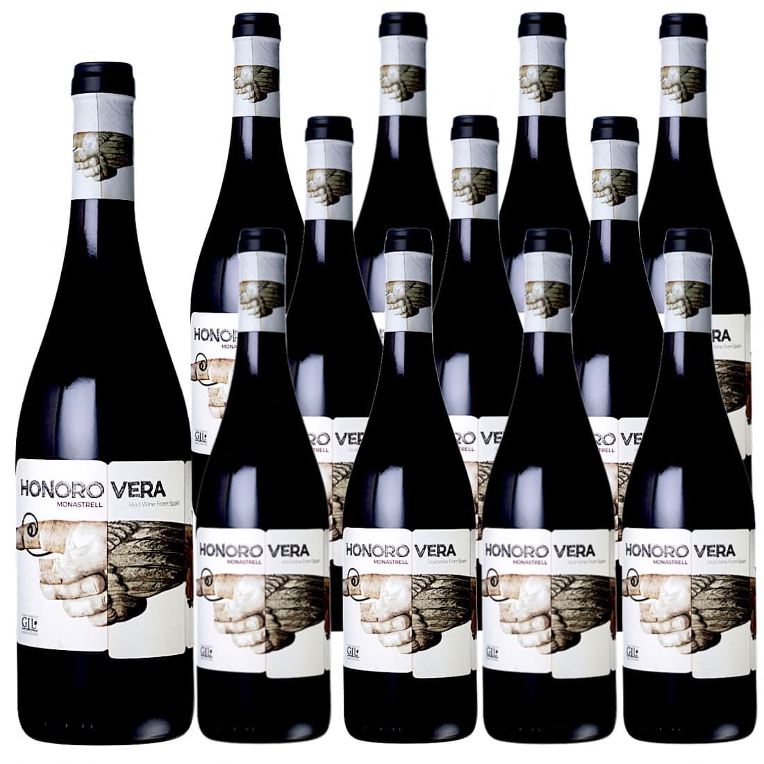 [12本セット] オノロ・ベラ・フミーリャ・モナストレル (ヒル・ファミリー・エステーツ) Honoro Vera Fumilla (Gil Family Estates) / スペイン / フミーリャ / 赤ワイン / フルボディ / 750ml / [ヴィーガン(VEGAN) 認証]