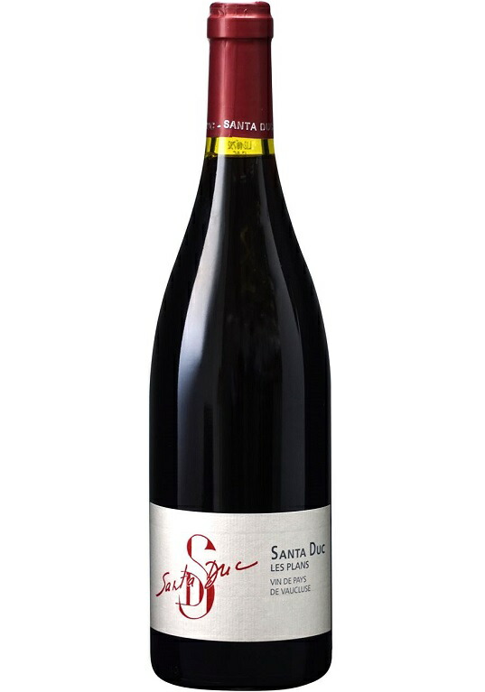 [12本セット] ヴァン・ド・ペイ・ヴォークリューズ・レ・プラン (ドメーヌ・サンタ・デュック)　Vin de Pays de Vaucluse Les Plans (Domaine Santa Duc)　フランス コート・デュ・ローヌ 赤 フルボディ 750ml