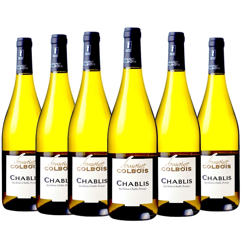 [6本セット] シャブリ (ドメーヌ・コルボワ)　Chablis (Domaine Colbois)　フランス ブルゴーニュ 白 辛口 750ml｜Donguriano　Wine