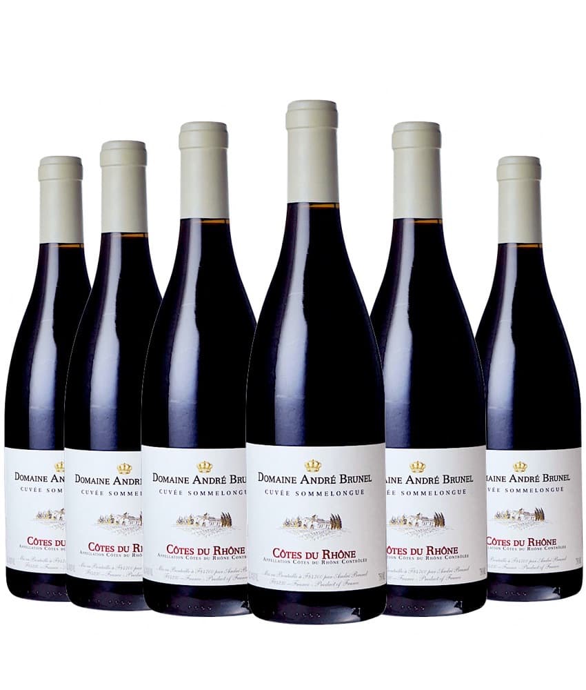 [6本セット] コート・デュ・ローヌ・ルージュ・キュヴェ・ソムロング (アンドレ・ブルネル) / Cotes du Rhone Rouge Cuvee Sommelongue (Andre Brunel) / フランス / コート・デュ・ローヌ / 赤ワイン / フルボディ / 750ml