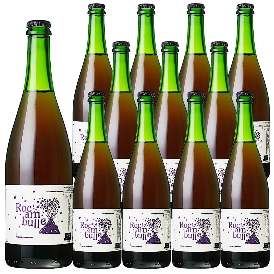 [12本セット] ロック・アンビュル・ペティアン・ナチュレ (ドメーヌ・ル・ロック) / Roc Ambulle Petillant Naturel (Domaine Le Roc) / フランス / 南西地方 / ロゼ / 辛口 / スペークリング / 泡 / 750ml｜Donguriano　Wine