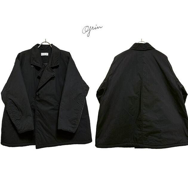 30%OFF SALE【Men】セールgrinグリングリン コットンナイロン中綿ミドルコート990 ブラックサイズ：２