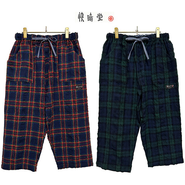 本品はポイント＋1倍です！ 快晴堂 [KAISEIDOU] かいせいどう タータンフォーエバー 4ポケットイージーパンツ サイズ：F