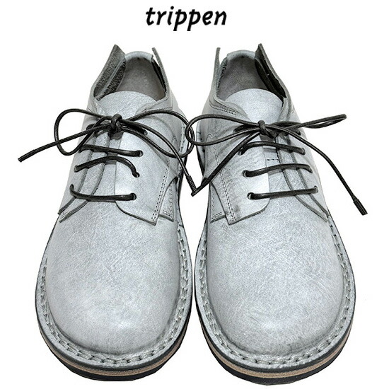 本品はポイント+9倍です!Trippenトリッペン【trippen 正規販売店】BECOMING レースアップシューズカラー:GRY-BK|DONNA