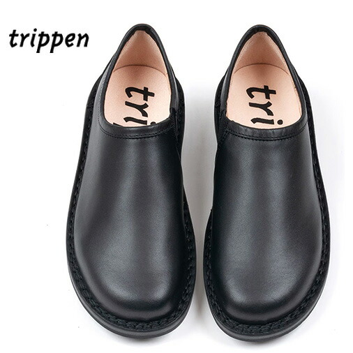 本品はポイント+9倍です!Trippenトリッペン【trippen 正規販売店】スリッポン・シューズカラー:BLK-BK|DONNA