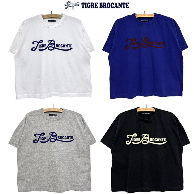 本品は尖んがり＋2倍です！TIGRE BROCANTE ティグルブロカンテ70‘s 結核症 ベニスビーチ半袖T