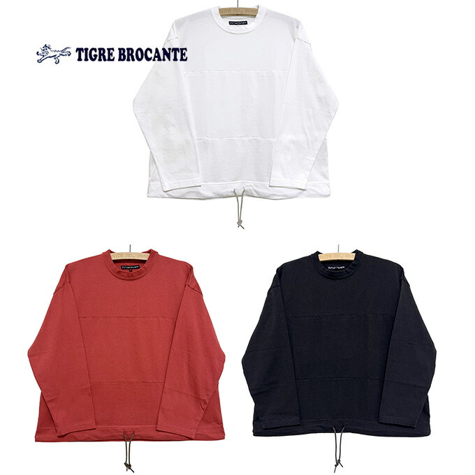 本品はポイント＋2倍です！ TIGRE BROCANTE ティグルブロカンテ 20天竺ボースン9分袖T