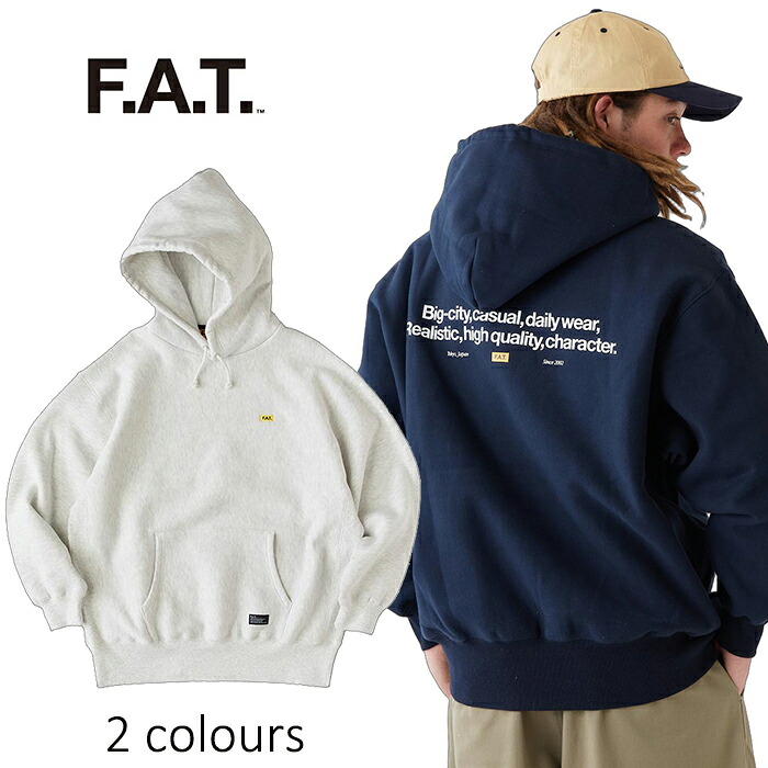 本品はポイント＋４倍です！ FAT（エフエーティー） SIGOVER プルオーバースウェットパーカー 【正規取扱品】