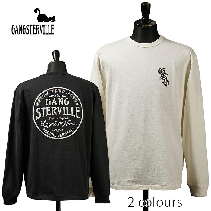 楽天市場】GANGSTERVILLE ギャングスタービル 長袖 クルーネック