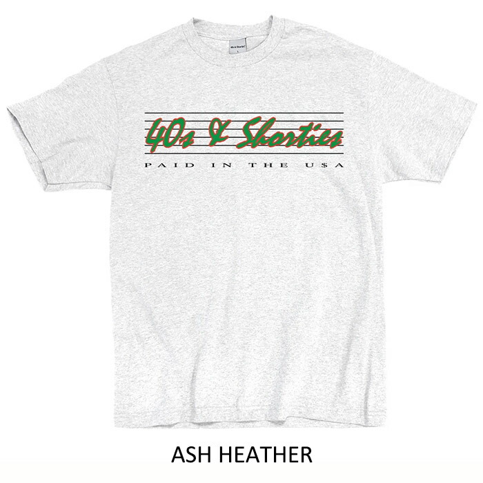 40s Shorties フォーティーズアンドショーティーズ Era Tee S S アートロゴ半袖tセーター 日書史象る店条令物件 本品は骨子 倍です オーセンティックな乗務員喉頸tシャツ Damienrice Com