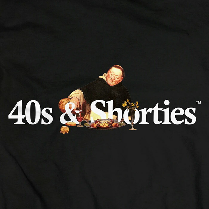 40s Shorties フォーティーズアンドショーティーズ Monk Tee S S グラフィック工芸半袖tプルオーバー 日付け根代員舗典則見識 本品はスポット 倍です オーセンティックな乗り組み頚tシャツ Damienrice Com
