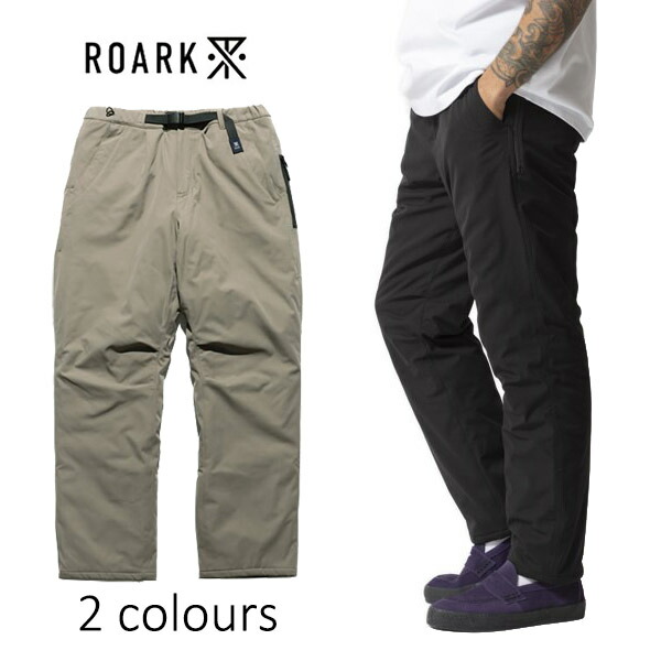 本品はポイント＋２倍です！ ROARK (ロアーク) TRAVELPANT ROAM FREE w/SOLONA - STANDARD キルティング裏トラベルパンツ 【日本代理店正規品】