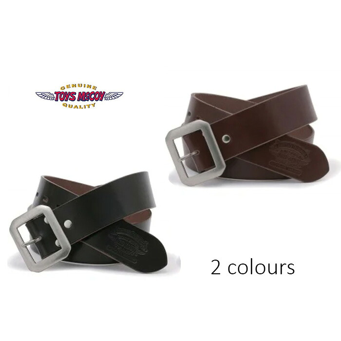 TOYS McCOY （トイズマッコイ）LEATHER GARRISON BELT 38MM なめし革製ギャリソンベルト【置き目取りまわし品】