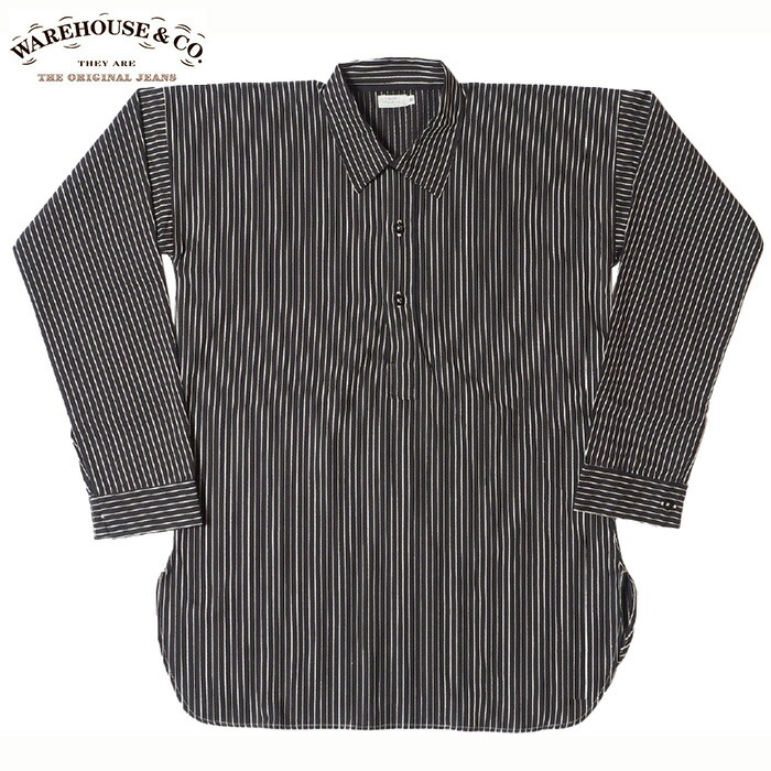 WAREHOUSE & COMPANY ストライプジャケット 36 East Harbour Surplusコットンストライプジャケット Traditional