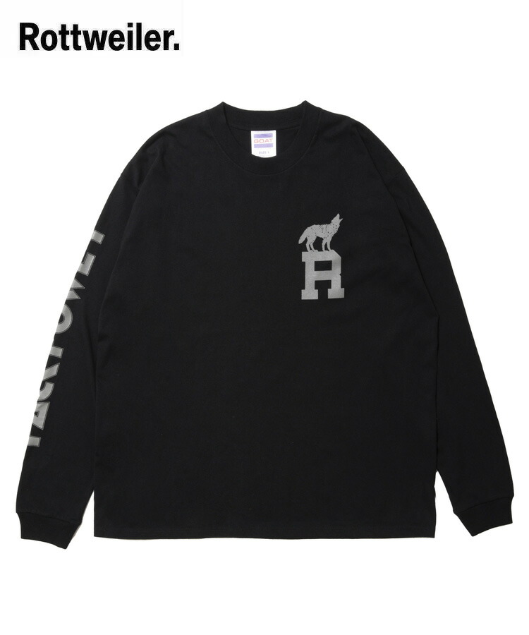 ロットワイラー Tシャツ 黒 ROTTWEILER - RW TEE (WHITE)【Hoen - Web】大分県 ロット