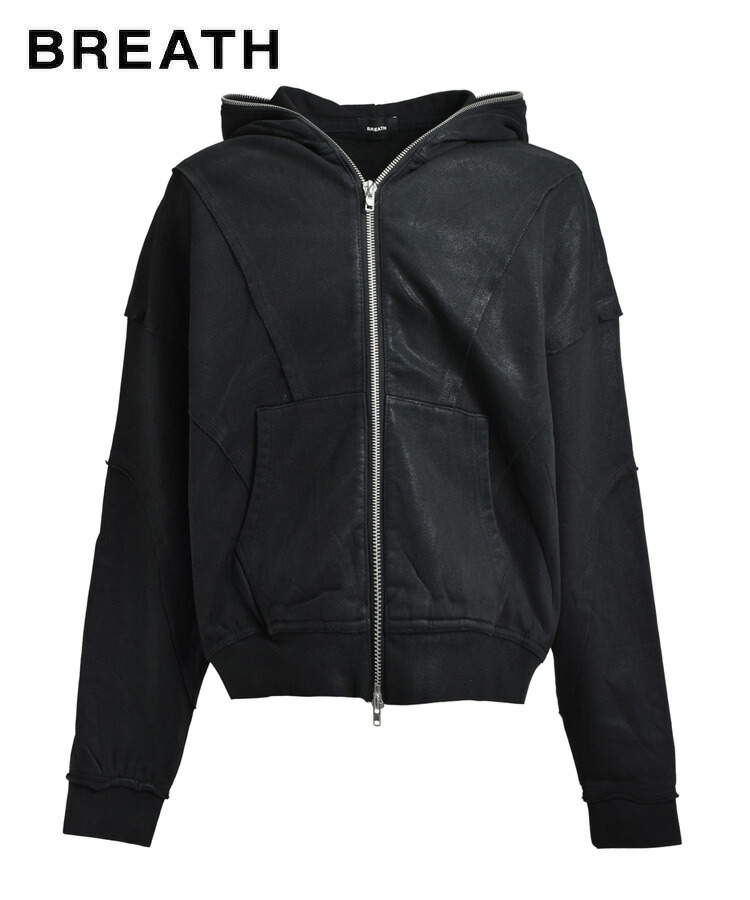 楽天市場】BREATH ブレス フーディー パーカー フルジップ