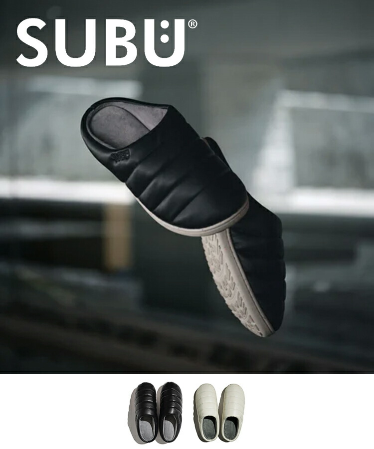 楽天市場】スブ ウィンターサンダル SUBU RE:ECO LEATHER BLACK