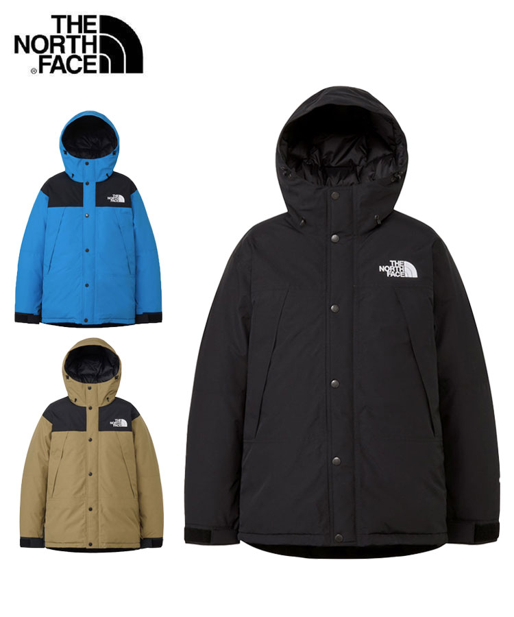 THE NORTH FACE ノース フェイス メンズ ジャケット Mountain Down Jacket マウンテンダウンジャケット ND92549 ブラック クリアレイクブルー クラシックカーキ ダウンジャケット アウター アウトドア タウンユース 撥水 防寒 軽量 レディース ユニセックス 正規品｜DONOBAN（ドノバン）