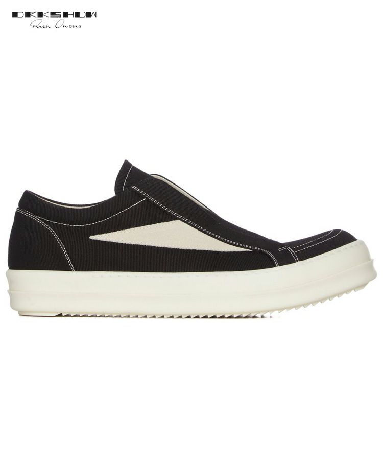 DRKSHDW ダークシャドウ メンズ スニーカー LACELESS VINTAGE SNEAKS ブラック ミルク DU01F4811 DOLVS シューズ ローカットスニーカー ローカット アップリケ シャークソール モード レディース ユニセックス|DONOBAN(ドノバン)