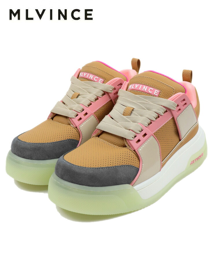 MLVINCE メルヴィンス スニーカー メンズ RAPTOR LOW SAND ROSE タン RLR31TA シューズ 靴 定番 ユニ一発やる レディース
