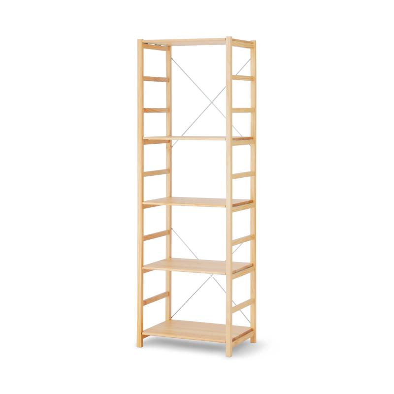 無印良品 パイン材ユニットシェルフ 大 幅58×奥行39.5×高さ175.5cm 61182254 ナチュラル ウォールシェルフ 棚 本棚