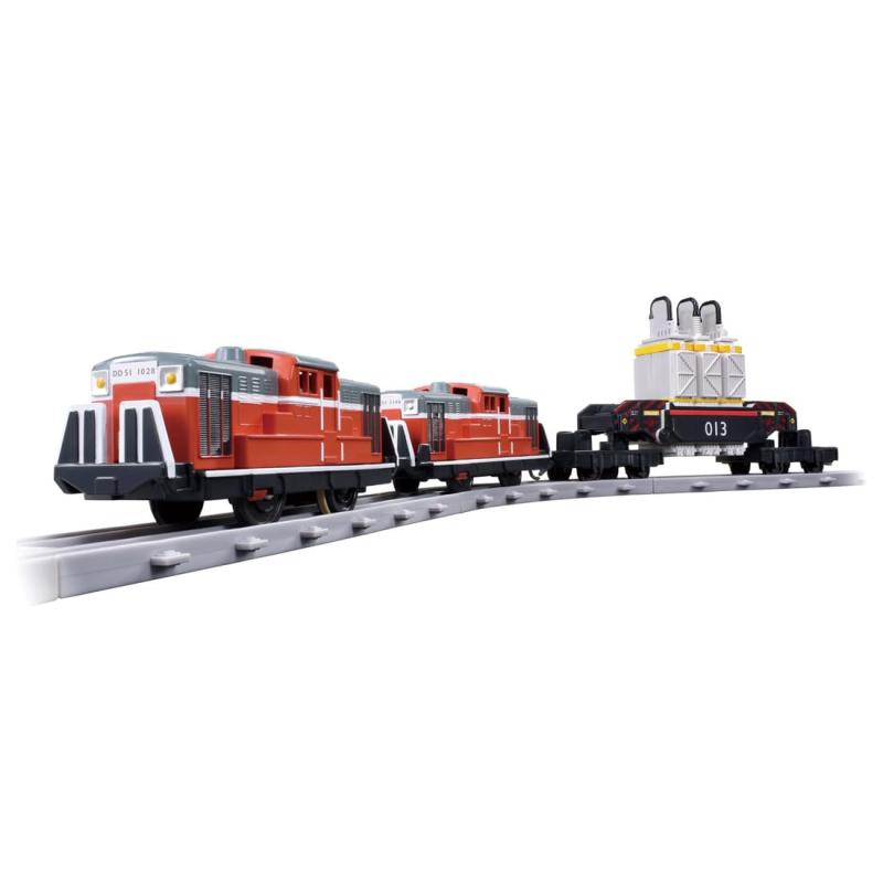 タカラトミー(TAKARA TOMY) プラレール 『ヱヴァンゲリヲン新劇場版:序』 ネルフ専用鉄道下二子山支線 「ヤシマ作戦」 DD51形＆シキ880形 (B2梁)大物車 電車 おもちゃ 3歳以上