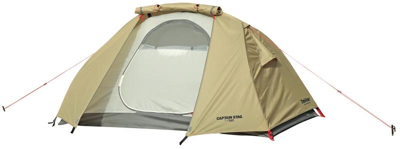 キャプテンスタッグ(CAPTAIN STAG) テント ソロテント 1人用 【サイズ:210×140×H110cm パッキングサイズ:39×18×18cm】 UV・PU加工 収納バッグ付 トレッカー UA-71