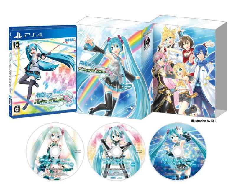 初音ミク Project DIVA Future Tone DX メモリアルパック 【版同梱物】・PS4 (R) 専用ソフトウェア ・映像集『初音ミク -Project DIVA- メモリアルコレクション』 ・KEI氏描き下ろしBOX仕様 同梱 26,100円