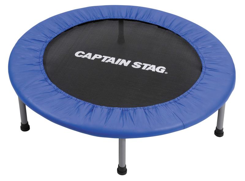 キャプテンスタッグ(CAPTAIN STAG) トランポリン 大人用 子供用 直径92cm 耐荷重80kg ベルトタイプ 折りたたみ コンパクト 収納袋付き UX-2571｜DONZ STORE