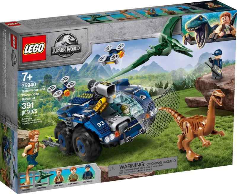 レゴ(LEGO)ジュラシック・ワールド ガリミムスとプテラノドンの逃げ失せる 75940