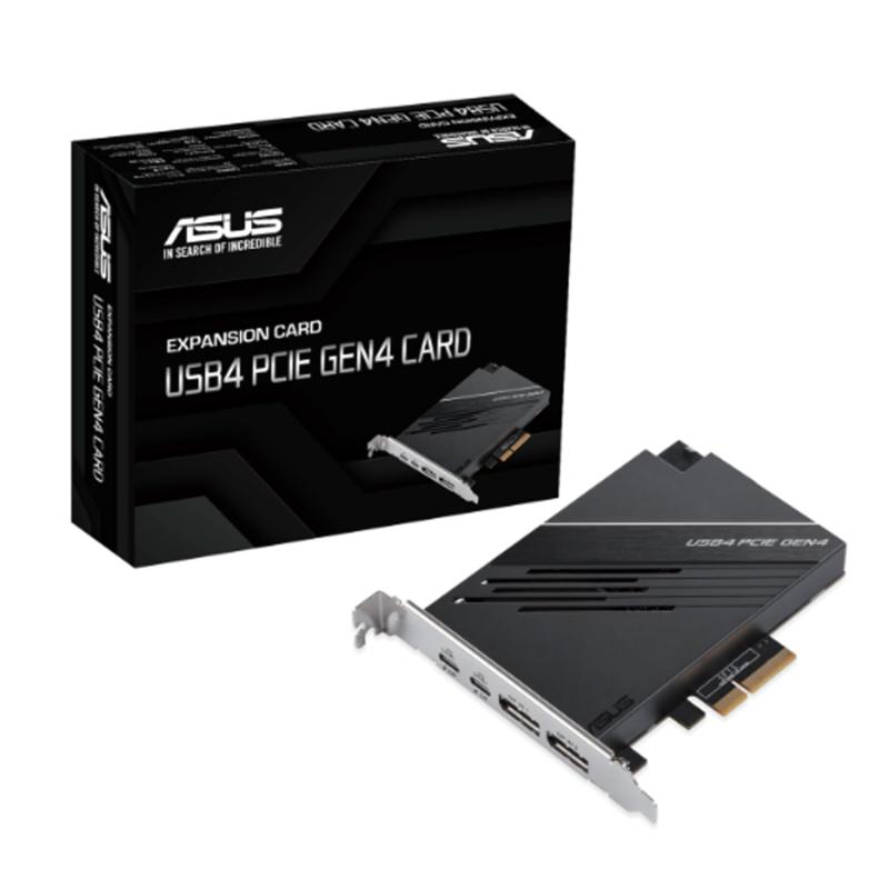 ASUS USB4 PCIe Gen4 歌留多、デュアル USB4 界面、DisplayPort 1.4、PCIe 4.0 x4 インター人間の顔/品