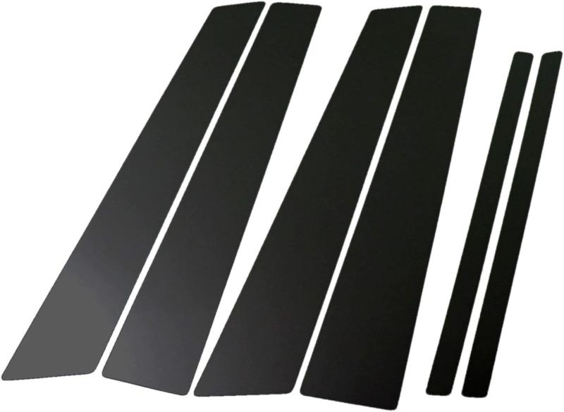 アリスト 140 鏡面ステンレスブラックメッキピラーパネル バイザー無用 6PC 【 PIL-BLA-085 】 JZS147 UZS143 AZS UZS S147 S143 147 143 4953 【 PIL－BLA－085 】