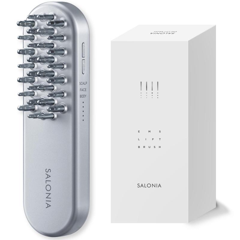 <新品> サロニア 洗顔 ブラシ イオン 電動 SAL21202SL シルバー Amazon.co.jp: SALONIA サロニア 洗顔ブラシ イオンフェイシャル
