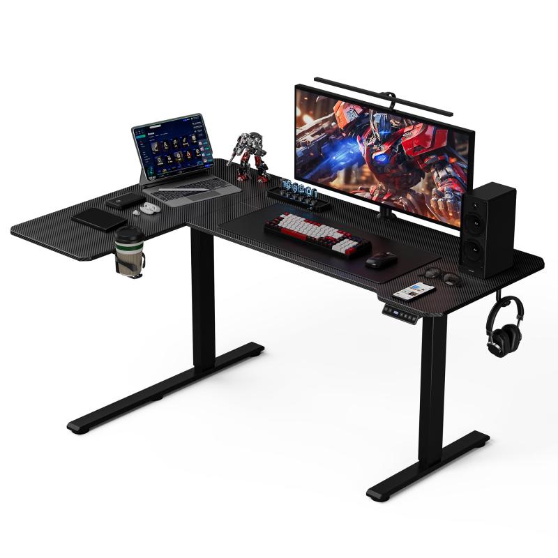 電動昇降デスク スタンディング パソコンpc デスク 電動 昇降式 gaming 楽天市場】Acrolix電動l字昇降式デスクゲーミングデスク