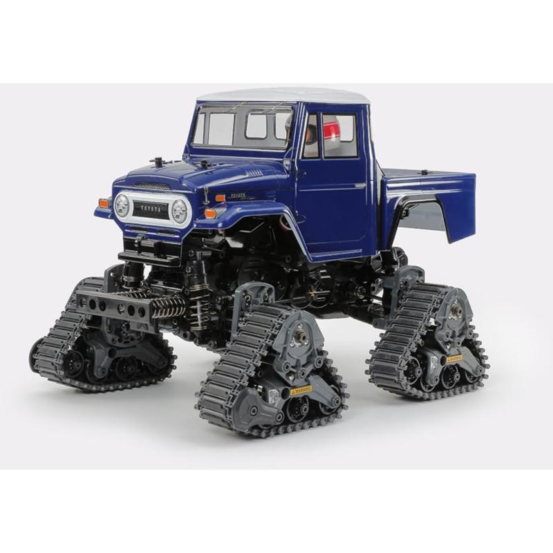 タミヤ 1/12 電動RC鉄道車両つづき物 No.704 1/12RC トヨタ 地べたクルーザー 40 寄せあつめる クワッドトラック (GF-01FTシャーシ) 58704